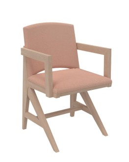 FAUTEUIL REMBOURRE APPUI SUR TABLE SOLINE